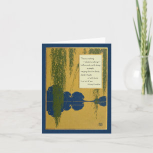 Boating Card with Wind in the Willows Quotation Karte