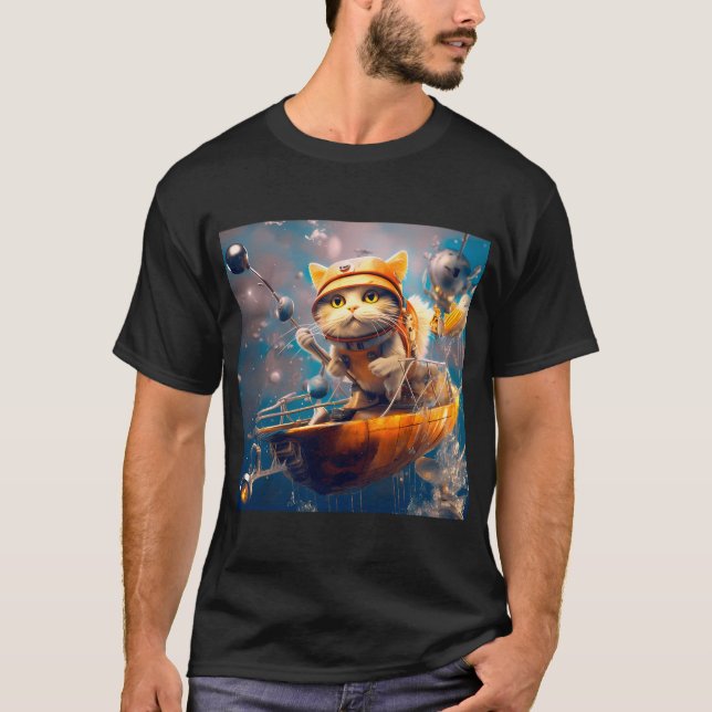 Boating Kitty T-Shirt (Vorderseite)