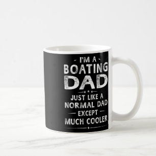 Boating-Vater wie ein normaler Vater, außer viel c Kaffeetasse