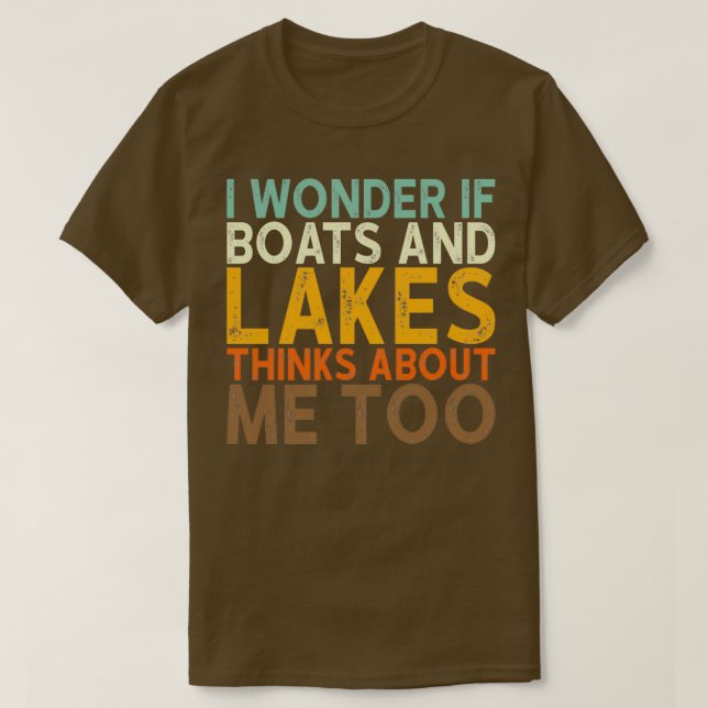 Boats And Lakes T-Shirt (Design vorne)