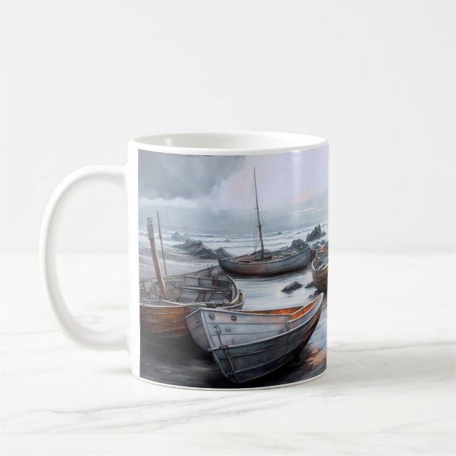 Boats Ashore Kaffeetasse (Links)
