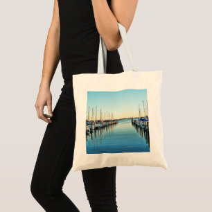 Boats At The Marina by Shirley Taylor Tote Bag Tragetasche