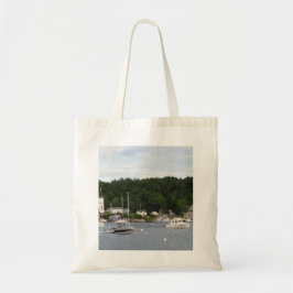 Boats in Boothbay Harbor Budget Tote Tragetasche