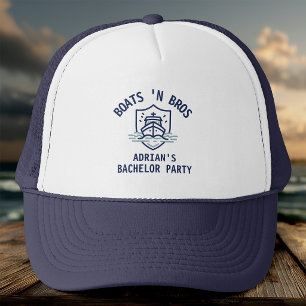 Boats N Bros Junggesellenabschied Geschenk Nautisc Truckerkappe