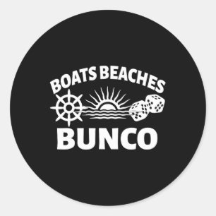 Boats Strände Bunco Schifffahrtsgesellschaft Lugan Runder Aufkleber