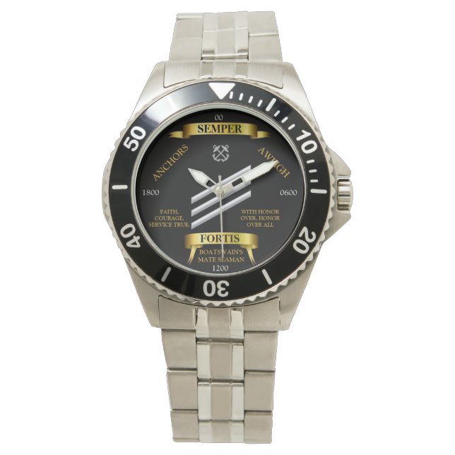 BOATSWAIN'S MATE SEAMAN ARMBANDUHR (Vorderseite)