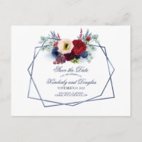 Boavy und Burgundy Winery Bouquet Save the Date