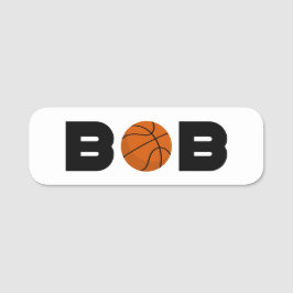 Bob Basketball Namensschild