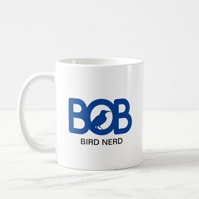 Bob Bird Nerd Kaffeetasse (Links)