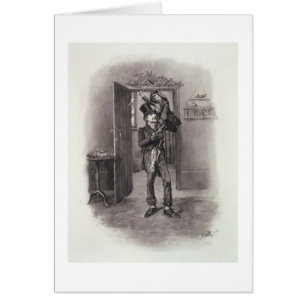 Bob Cratchit et Tim minuscule, de 'Charles Dickens