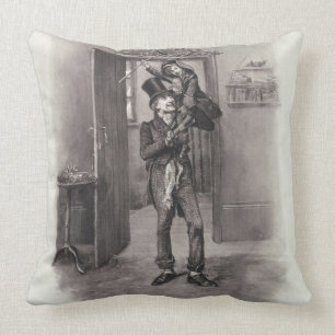 Bob Cratchit und kleiner Tim, von 'Charles Kissen