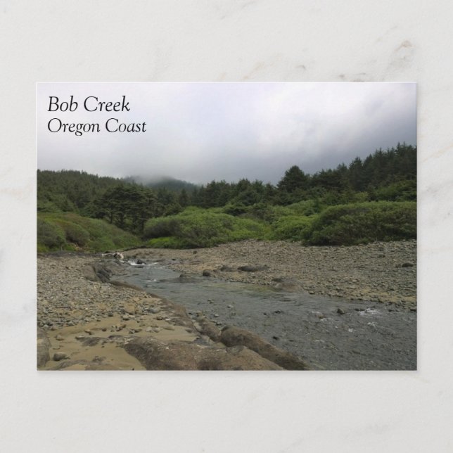 Bob Creek, OR Postkarte (Vorderseite)