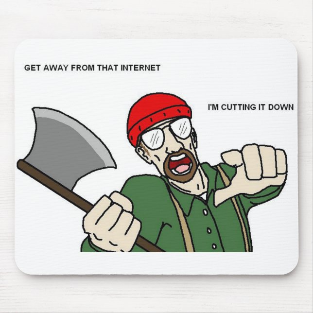 Bob das Holzfällerkrämer mousemat Mousepad (Vorne)