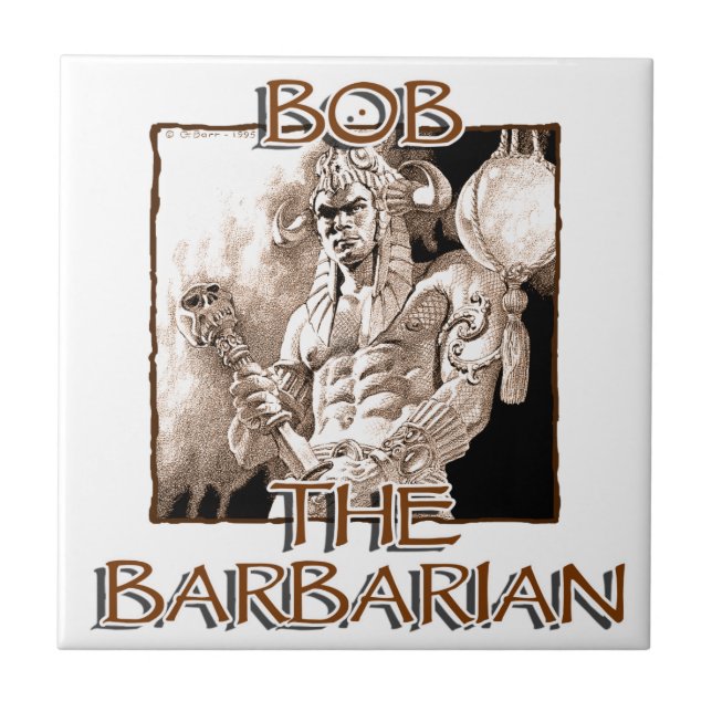 Bob, der Barbar Fliese (Vorderseite)