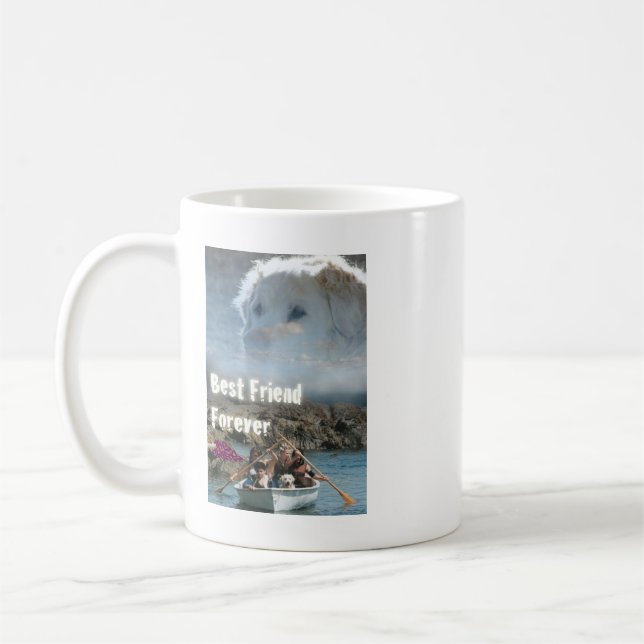 Bob der Hund - bester Freund für immer Kaffeetasse (Links)