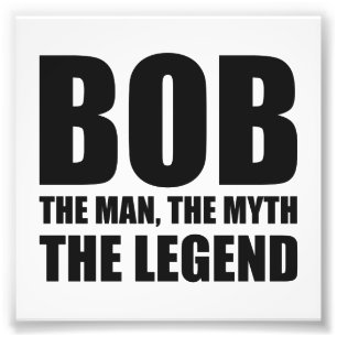 Bob der Mann der Mythos die Legende Fotodruck