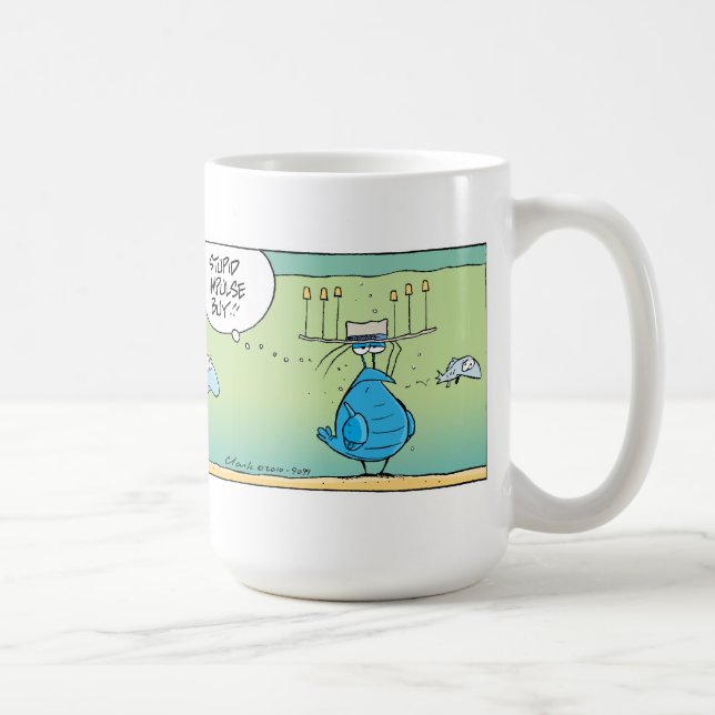 Bob die Panzerkrebse und seiner bekorkte Hut Tasse (Rechts)