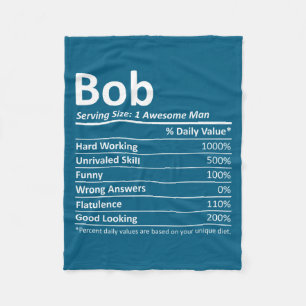Bob Ernährung Lustiger Geburtstag D Name Gif  Fleecedecke