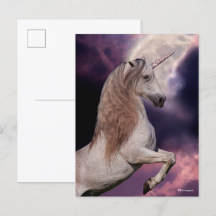 Bob Langrish Graue Einhornzucht Postkarte