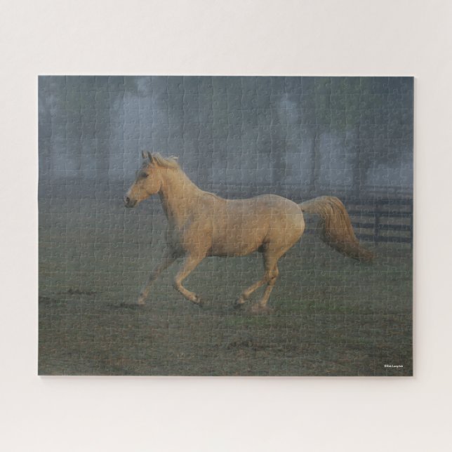 Bob Langrish | Palomino Tennessee Walker in Mist (Horizontal)