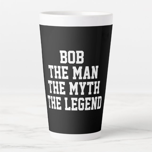 Bob: Mann, Myth, Legende Milchtasse (Vorderseite)