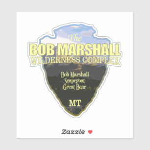 Bob Marshall Wilderness Complex (arrowhead) Aufkleber