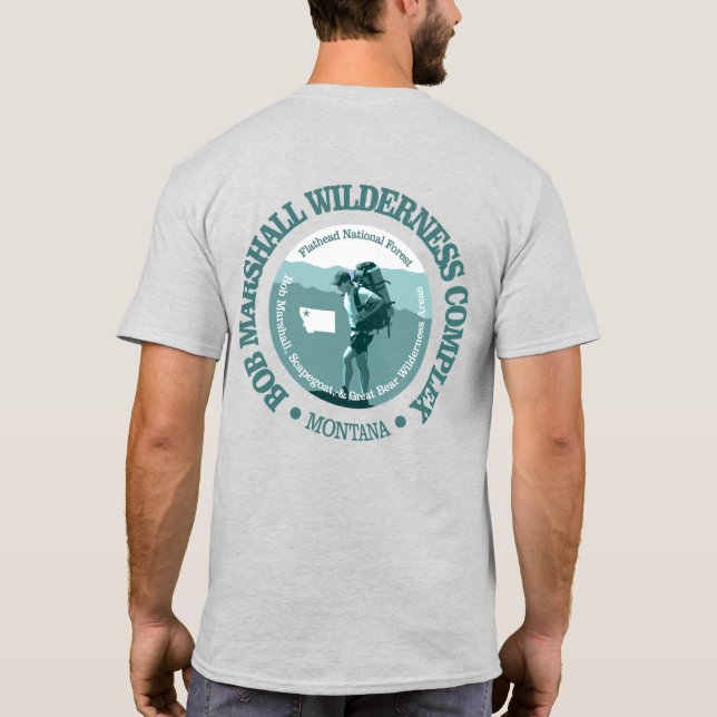 Bob Marshall Wilderness Complex (T) T-Shirt (Rückseite)