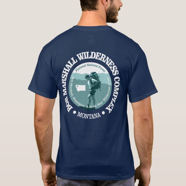 Bob Marshall Wilderness Complex (T) T-Shirt (Rückseite)
