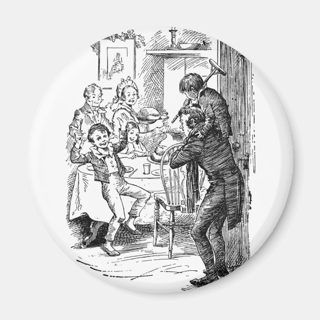 Bob und Tiny Tim Magnet (Vorne)