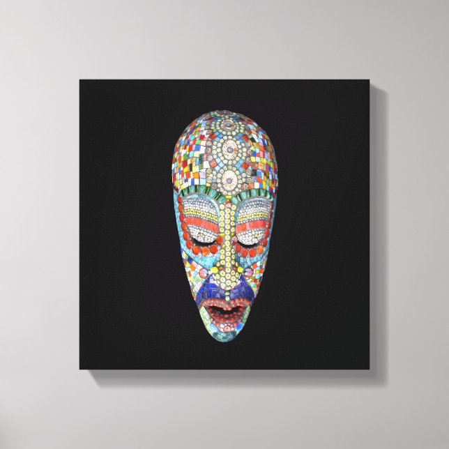 Bob, warum das lange Gesicht? Mosaikmaske Leinwanddruck (Vorderseite)