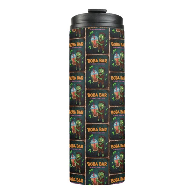 Boba Bar – The Undead’s Favorite.. Thermal Tumbler Thermosbecher (Vorderseite)