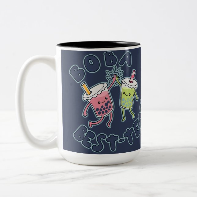 Boba Best-Teas! Zweifarbige Tasse (Links)