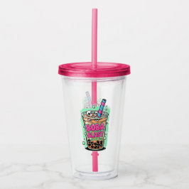 Boba Blast – Sip or Die! Acrylic Tumbler Acryltrinkbecher