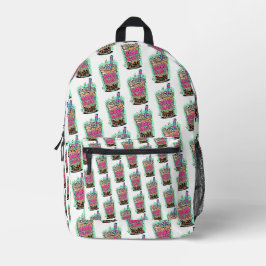 Boba Blast – Sip or Die! Backpack Bedruckter Rucksack