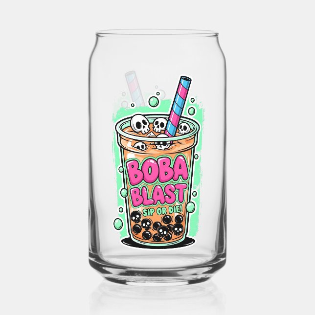 Boba Blast – Sip or Die!  Dosenglas (Vorderseite)
