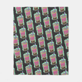Boba Blast – Sip or Die! Fleece Blanket
