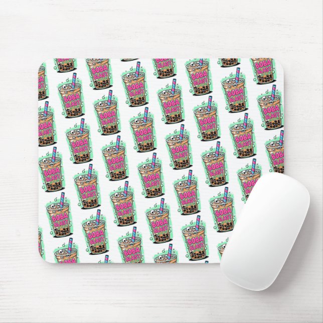 Boba Blast – Sip or Die! Mousepad (Mit Mouse)