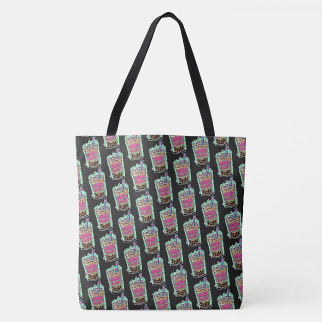 Boba Blast – Sip or Die! Tote Bag Tasche (Vorderseite)