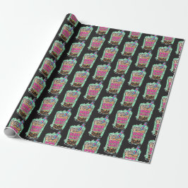 Boba Blast – Sip or Die! Wrapping Paper Geschenkpapier
