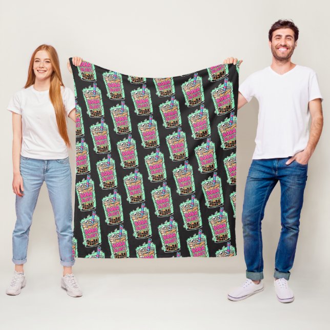 Boba Blast – Trinke oder stirb! Fleece-Decke Fleecedecke (Beispiel)