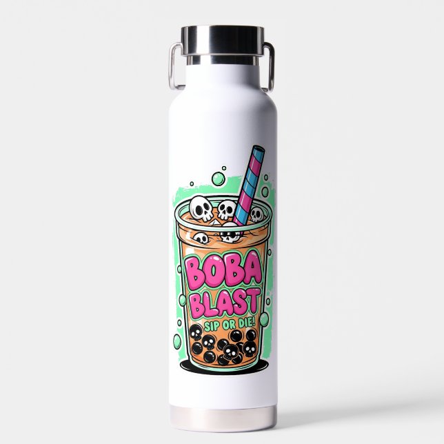 Boba Blast – Trinke oder stirb! Isolierte Flasche (Vorne)