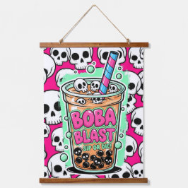 Boba Blast – Trinke oder stirb! Wandteppich Mit Holzrahmen