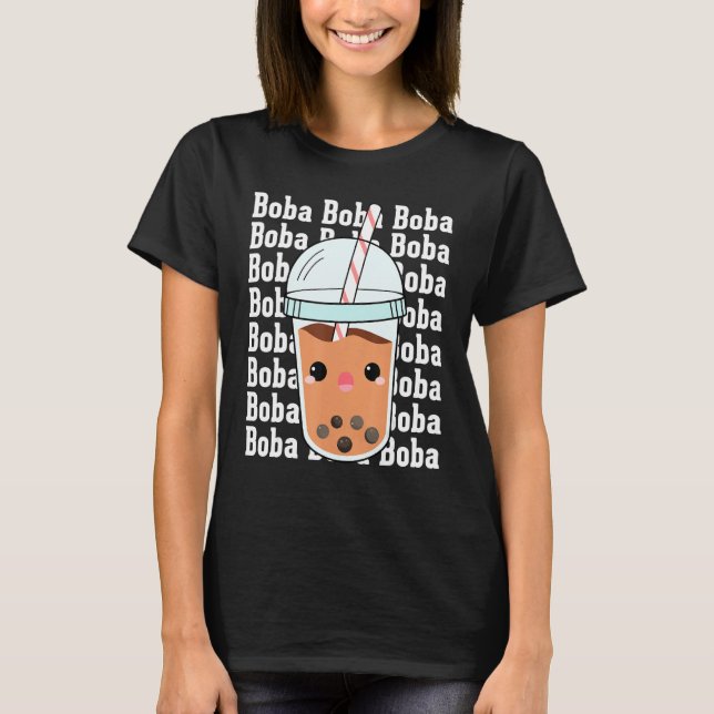 Boba Boba Boba  Bubble Tea Costumes Bubble Tea T-Shirt (Vorderseite)