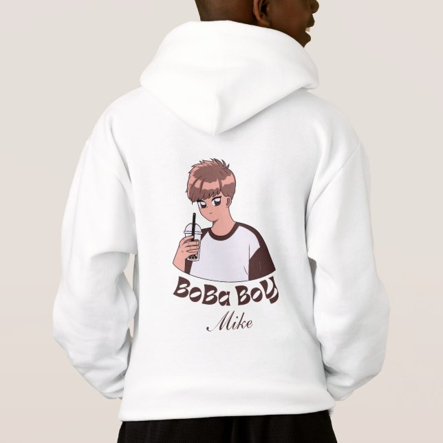 Boba Boy, Boba Teeblättertee Hoodie (Rückseite)