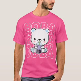 Boba Bubble Milk Tea Kawaii Polar Bear for Teens G T-Shirt