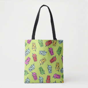 Boba Bubble Tees Muster Tasche