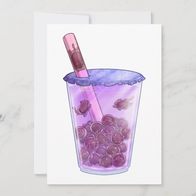 Boba Cats Dankeskarte (Vorderseite)