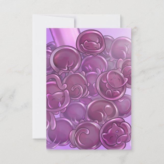 Boba Cats Dankeskarte (Vorderseite)