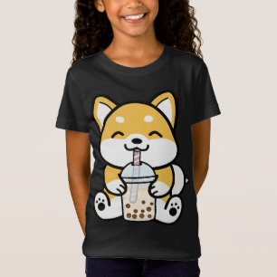 Boba Corgi   Milchtee   Corgi Lover T-Shirt