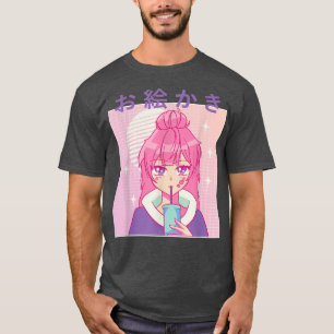 Boba Girl Bubble Tee Nur ein Mädchen, das Anime Li